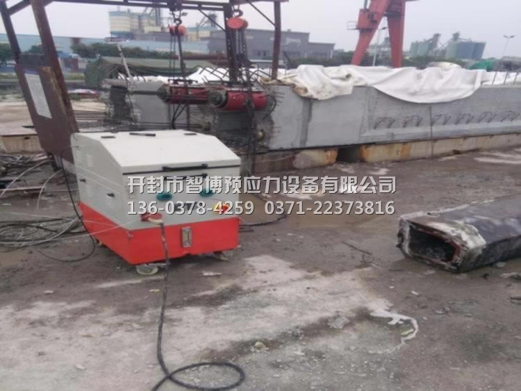 安徽阜阳市合肥现代产业园区合肥大道工程使用我公司智能张拉设备