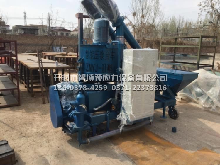 陕西建工集团机械施工有限公司使用我公司智能压浆设备