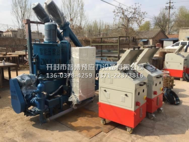 吉林松原桥梁施工使用我公司智能张拉设备